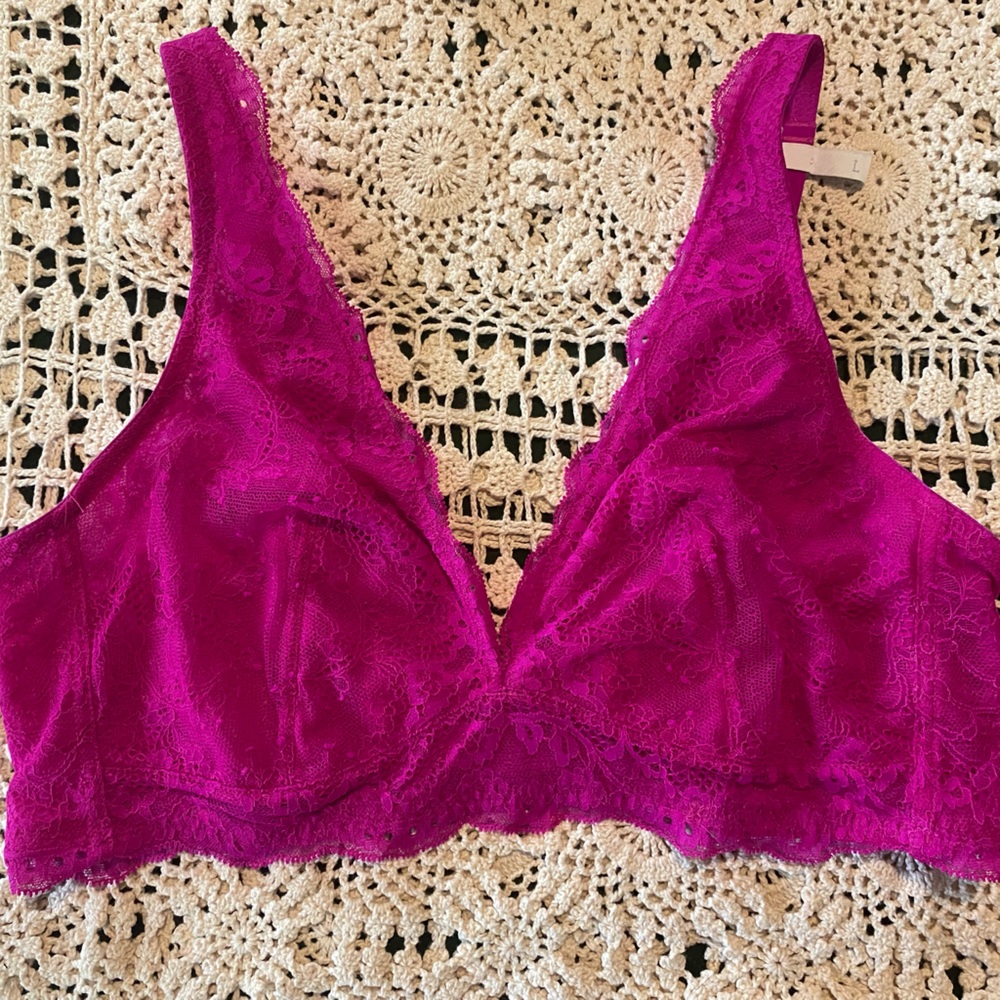 GAP Pink Satin Bra with Luxurious Sheen